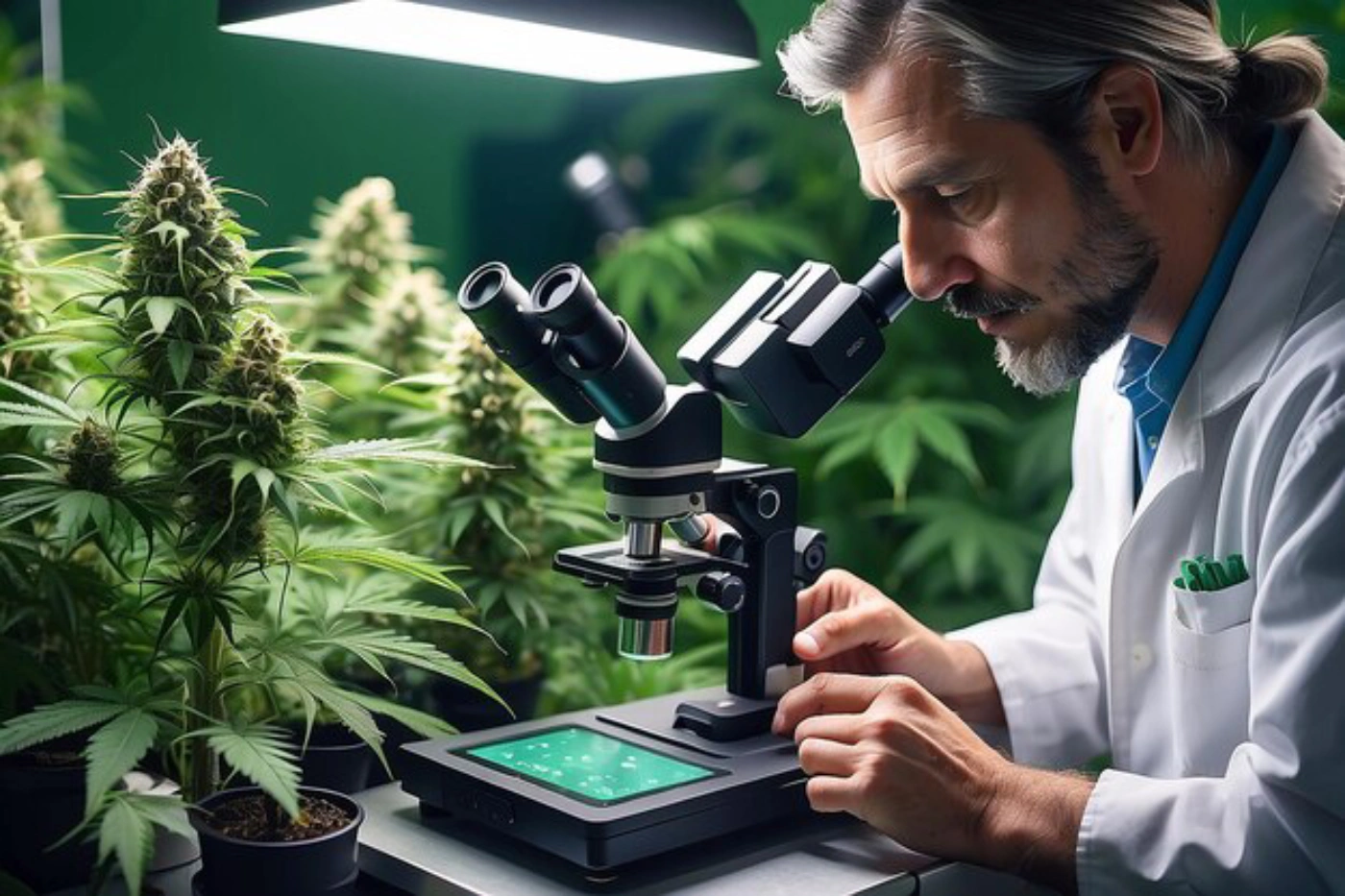 cannabis-farmer-use-microscope-analyze-cbd-curativ